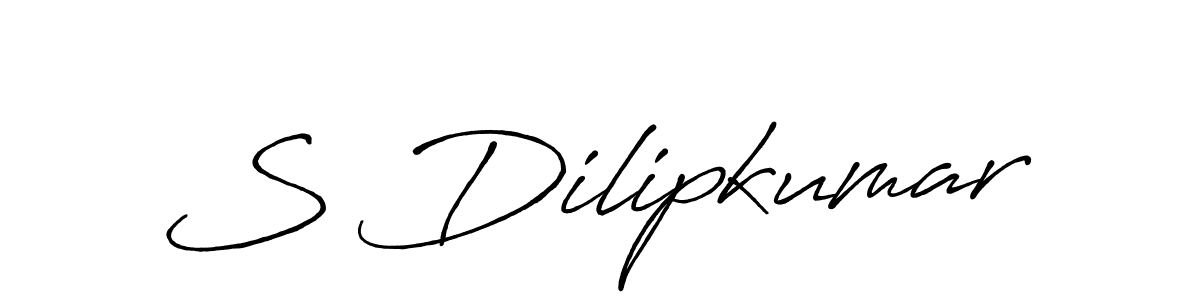 S Dilipkumar stylish signature style. Best Handwritten Sign (Antro_Vectra_Bolder) for my name. Handwritten Signature Collection Ideas for my name S Dilipkumar. S Dilipkumar signature style 7 images and pictures png