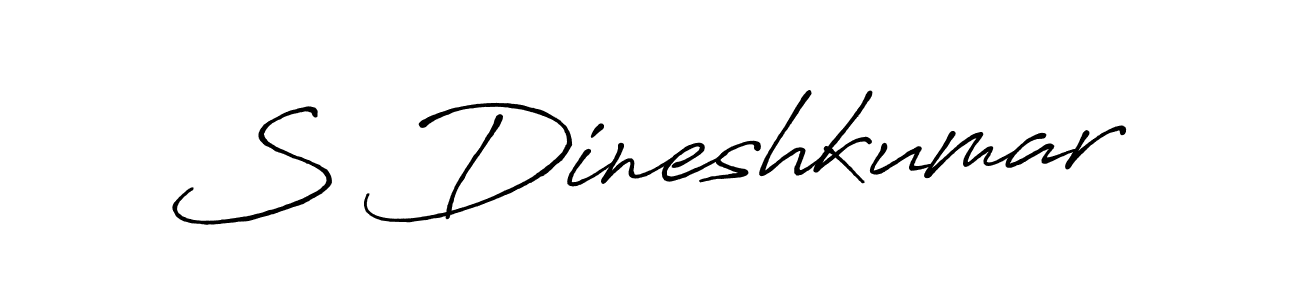 S Dineshkumar stylish signature style. Best Handwritten Sign (Antro_Vectra_Bolder) for my name. Handwritten Signature Collection Ideas for my name S Dineshkumar. S Dineshkumar signature style 7 images and pictures png