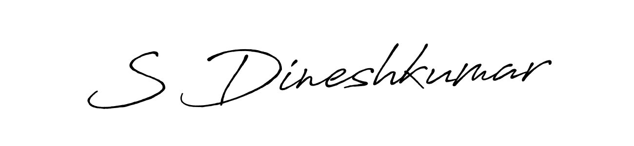 Make a beautiful signature design for name S Dineshkumar. Use this online signature maker to create a handwritten signature for free. S Dineshkumar signature style 7 images and pictures png