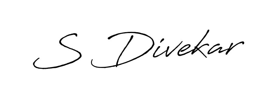 You should practise on your own different ways (Antro_Vectra_Bolder) to write your name (S Divekar) in signature. don't let someone else do it for you. S Divekar signature style 7 images and pictures png