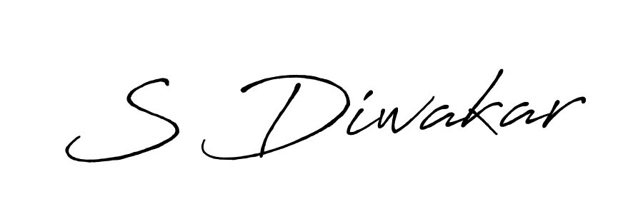 if you are searching for the best signature style for your name S Diwakar. so please give up your signature search. here we have designed multiple signature styles  using Antro_Vectra_Bolder. S Diwakar signature style 7 images and pictures png