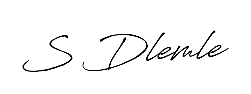 Best and Professional Signature Style for S Dlemle. Antro_Vectra_Bolder Best Signature Style Collection. S Dlemle signature style 7 images and pictures png
