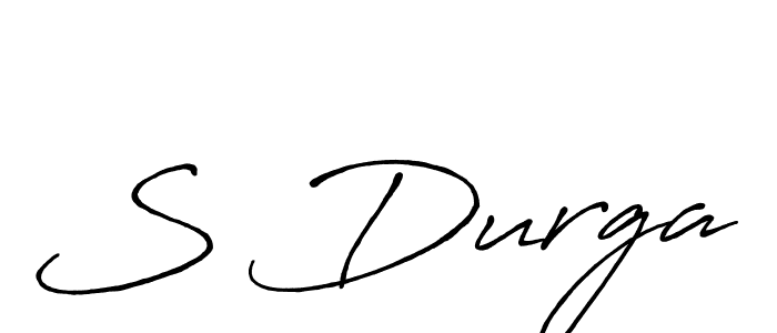 How to make S Durga signature? Antro_Vectra_Bolder is a professional autograph style. Create handwritten signature for S Durga name. S Durga signature style 7 images and pictures png