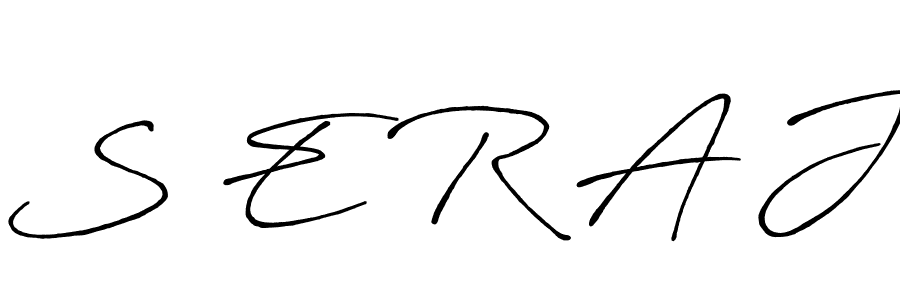 Make a beautiful signature design for name S E R A J. Use this online signature maker to create a handwritten signature for free. S E R A J signature style 7 images and pictures png