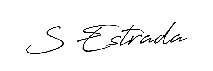 Best and Professional Signature Style for S Estrada. Antro_Vectra_Bolder Best Signature Style Collection. S Estrada signature style 7 images and pictures png