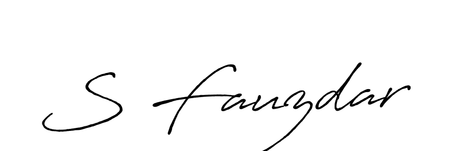 It looks lik you need a new signature style for name S Fauzdar. Design unique handwritten (Antro_Vectra_Bolder) signature with our free signature maker in just a few clicks. S Fauzdar signature style 7 images and pictures png