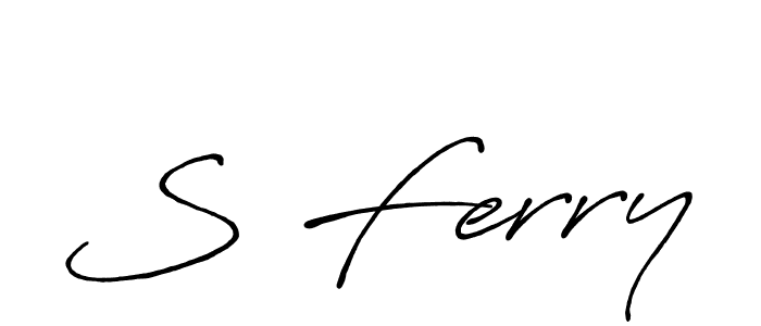 You can use this online signature creator to create a handwritten signature for the name S Ferry. This is the best online autograph maker. S Ferry signature style 7 images and pictures png