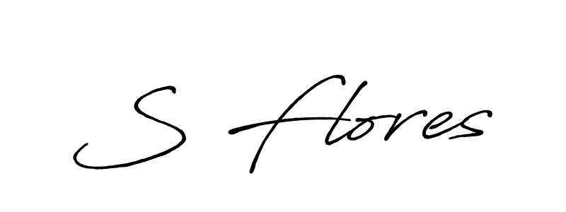 Antro_Vectra_Bolder is a professional signature style that is perfect for those who want to add a touch of class to their signature. It is also a great choice for those who want to make their signature more unique. Get S Flores name to fancy signature for free. S Flores signature style 7 images and pictures png
