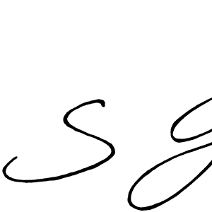 You should practise on your own different ways (Antro_Vectra_Bolder) to write your name (S G) in signature. don't let someone else do it for you. S G signature style 7 images and pictures png