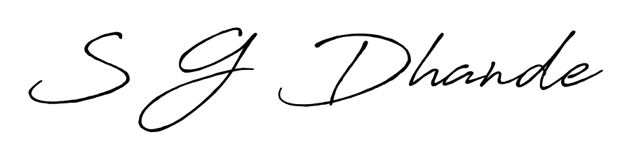 The Antro_Vectra_Bolder signature style provides a bold statement for name S G  Dhande. Designed for business owners, executives, and leaders. S G  Dhande signature style 7 images and pictures png