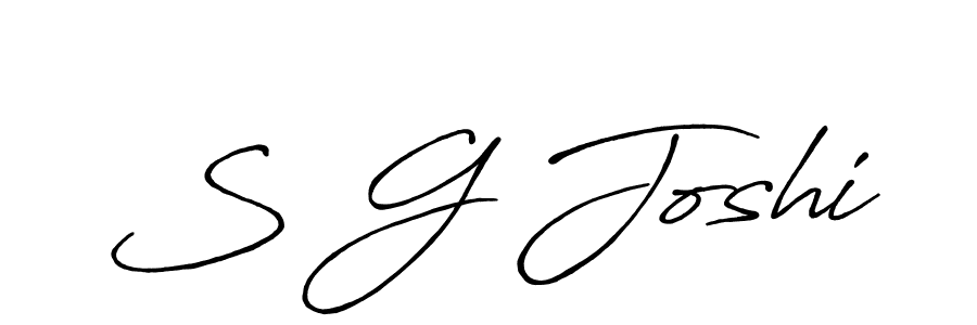 This is the best signature style for the S G Joshi name. Also you like these signature font (Antro_Vectra_Bolder). Mix name signature. S G Joshi signature style 7 images and pictures png