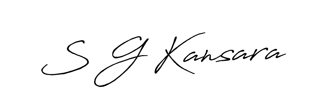 Best and Professional Signature Style for S G Kansara. Antro_Vectra_Bolder Best Signature Style Collection. S G Kansara signature style 7 images and pictures png