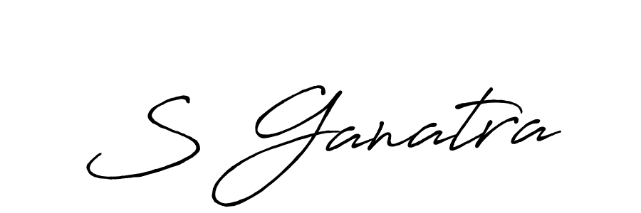 This is the best signature style for the S Ganatra name. Also you like these signature font (Antro_Vectra_Bolder). Mix name signature. S Ganatra signature style 7 images and pictures png