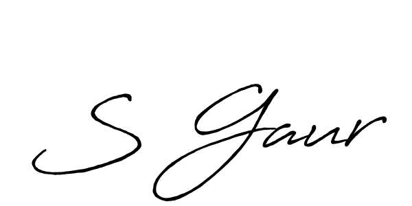 Similarly Antro_Vectra_Bolder is the best handwritten signature design. Signature creator online .You can use it as an online autograph creator for name S Gaur. S Gaur signature style 7 images and pictures png