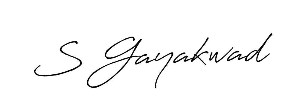 It looks lik you need a new signature style for name S Gayakwad. Design unique handwritten (Antro_Vectra_Bolder) signature with our free signature maker in just a few clicks. S Gayakwad signature style 7 images and pictures png