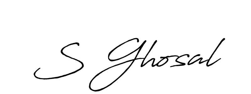 It looks lik you need a new signature style for name S Ghosal. Design unique handwritten (Antro_Vectra_Bolder) signature with our free signature maker in just a few clicks. S Ghosal signature style 7 images and pictures png