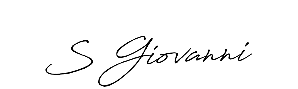 Antro_Vectra_Bolder is a professional signature style that is perfect for those who want to add a touch of class to their signature. It is also a great choice for those who want to make their signature more unique. Get S Giovanni name to fancy signature for free. S Giovanni signature style 7 images and pictures png