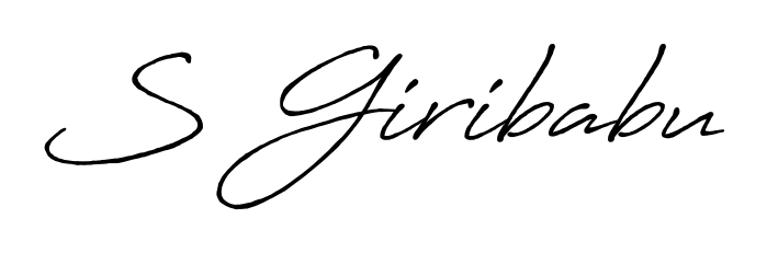 You should practise on your own different ways (Antro_Vectra_Bolder) to write your name (S Giribabu) in signature. Don't let someone else do it for you. S Giribabu signature style 7 images and pictures png