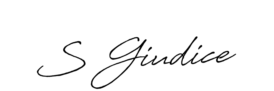 How to make S Giudice signature? Antro_Vectra_Bolder is a professional autograph style. Create handwritten signature for S Giudice name. S Giudice signature style 7 images and pictures png