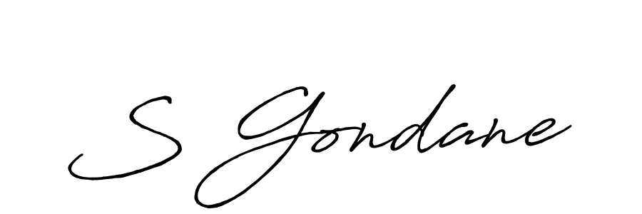 It looks lik you need a new signature style for name S Gondane. Design unique handwritten (Antro_Vectra_Bolder) signature with our free signature maker in just a few clicks. S Gondane signature style 7 images and pictures png