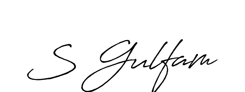 Also we have S Gulfam name is the best signature style. Create professional handwritten signature collection using Antro_Vectra_Bolder autograph style. S Gulfam signature style 7 images and pictures png