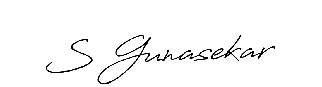 You should practise on your own different ways (Antro_Vectra_Bolder) to write your name (S Gunasekar) in signature. don't let someone else do it for you. S Gunasekar signature style 7 images and pictures png