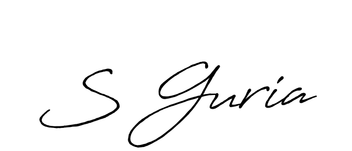 It looks lik you need a new signature style for name S Guria. Design unique handwritten (Antro_Vectra_Bolder) signature with our free signature maker in just a few clicks. S Guria signature style 7 images and pictures png