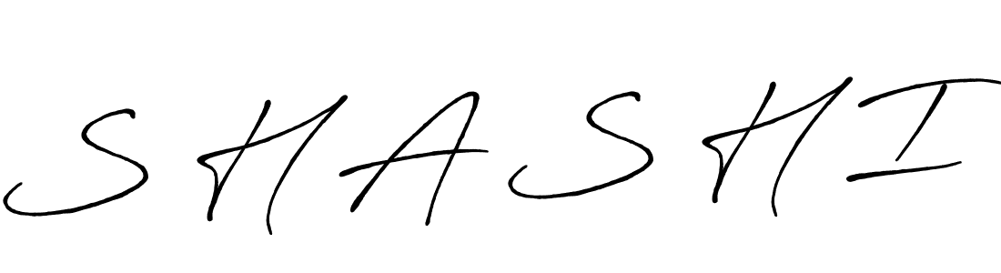 You should practise on your own different ways (Antro_Vectra_Bolder) to write your name (S H A S H I) in signature. don't let someone else do it for you. S H A S H I signature style 7 images and pictures png