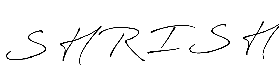 Also we have S H R I S H name is the best signature style. Create professional handwritten signature collection using Antro_Vectra_Bolder autograph style. S H R I S H signature style 7 images and pictures png