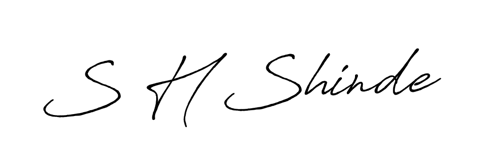Antro_Vectra_Bolder is a professional signature style that is perfect for those who want to add a touch of class to their signature. It is also a great choice for those who want to make their signature more unique. Get S H Shinde name to fancy signature for free. S H Shinde signature style 7 images and pictures png