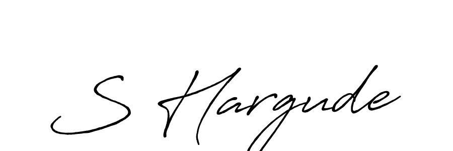 It looks lik you need a new signature style for name S Hargude. Design unique handwritten (Antro_Vectra_Bolder) signature with our free signature maker in just a few clicks. S Hargude signature style 7 images and pictures png