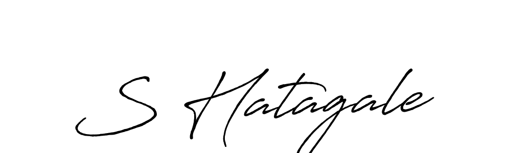 How to make S Hatagale name signature. Use Antro_Vectra_Bolder style for creating short signs online. This is the latest handwritten sign. S Hatagale signature style 7 images and pictures png