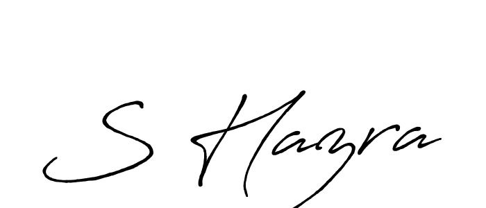 S Hazra stylish signature style. Best Handwritten Sign (Antro_Vectra_Bolder) for my name. Handwritten Signature Collection Ideas for my name S Hazra. S Hazra signature style 7 images and pictures png