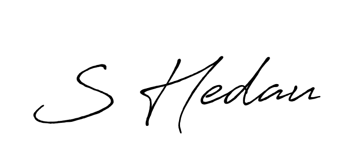 Make a beautiful signature design for name S Hedau. Use this online signature maker to create a handwritten signature for free. S Hedau signature style 7 images and pictures png