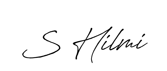 Similarly Antro_Vectra_Bolder is the best handwritten signature design. Signature creator online .You can use it as an online autograph creator for name S Hilmi. S Hilmi signature style 7 images and pictures png