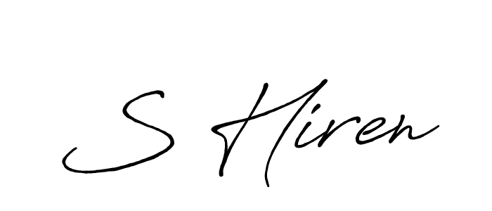 Here are the top 10 professional signature styles for the name S Hiren. These are the best autograph styles you can use for your name. S Hiren signature style 7 images and pictures png