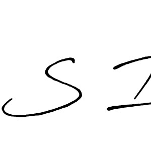 Also You can easily find your signature by using the search form. We will create S I name handwritten signature images for you free of cost using Antro_Vectra_Bolder sign style. S I signature style 7 images and pictures png