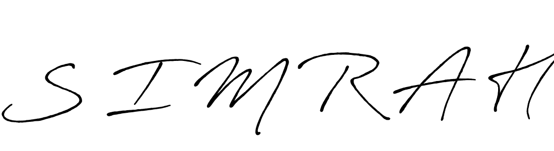 Antro_Vectra_Bolder is a professional signature style that is perfect for those who want to add a touch of class to their signature. It is also a great choice for those who want to make their signature more unique. Get S I M R A H name to fancy signature for free. S I M R A H signature style 7 images and pictures png