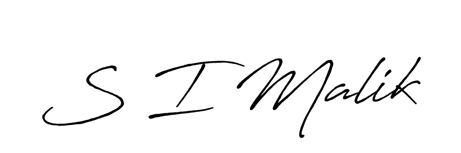 How to Draw S I Malik signature style? Antro_Vectra_Bolder is a latest design signature styles for name S I Malik. S I Malik signature style 7 images and pictures png