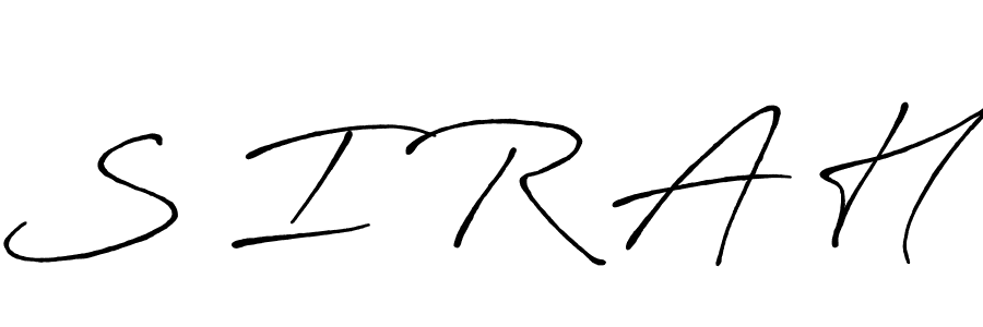 It looks lik you need a new signature style for name S I R A H. Design unique handwritten (Antro_Vectra_Bolder) signature with our free signature maker in just a few clicks. S I R A H signature style 7 images and pictures png