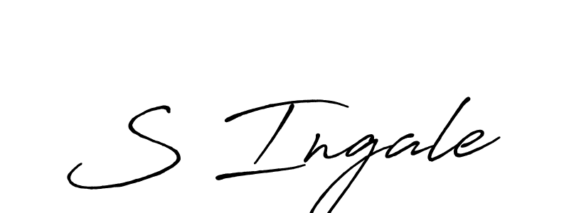 Also we have S Ingale name is the best signature style. Create professional handwritten signature collection using Antro_Vectra_Bolder autograph style. S Ingale signature style 7 images and pictures png