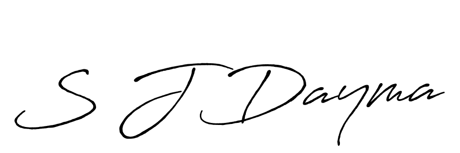 Antro_Vectra_Bolder is a professional signature style that is perfect for those who want to add a touch of class to their signature. It is also a great choice for those who want to make their signature more unique. Get S J Dayma name to fancy signature for free. S J Dayma signature style 7 images and pictures png