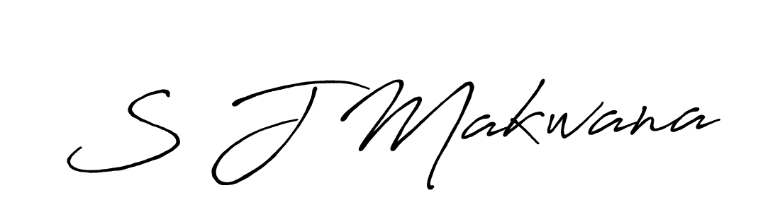 Antro_Vectra_Bolder is a professional signature style that is perfect for those who want to add a touch of class to their signature. It is also a great choice for those who want to make their signature more unique. Get S J Makwana name to fancy signature for free. S J Makwana signature style 7 images and pictures png