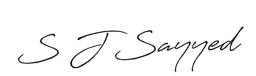 Also we have S J Sayyed name is the best signature style. Create professional handwritten signature collection using Antro_Vectra_Bolder autograph style. S J Sayyed signature style 7 images and pictures png