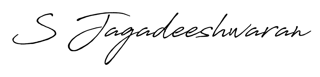 Express your personality with a custom S Jagadeeshwaran signature crafted with Antro_Vectra_Bolder typography. Free transparent PNG download available. S Jagadeeshwaran signature style 7 images and pictures png
