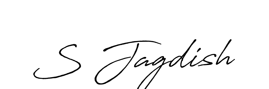 Also You can easily find your signature by using the search form. We will create S Jagdish name handwritten signature images for you free of cost using Antro_Vectra_Bolder sign style. S Jagdish signature style 7 images and pictures png