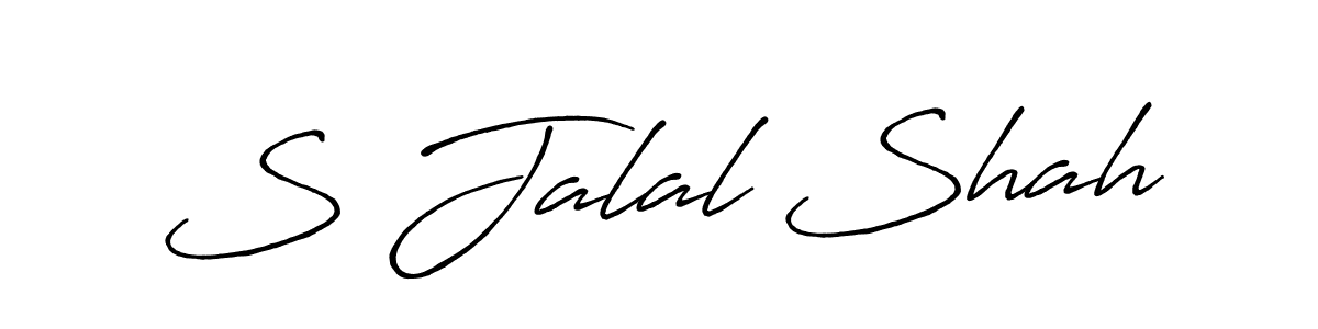 Use a signature maker to create a handwritten signature online. With this signature software, you can design (Antro_Vectra_Bolder) your own signature for name S Jalal Shah. S Jalal Shah signature style 7 images and pictures png