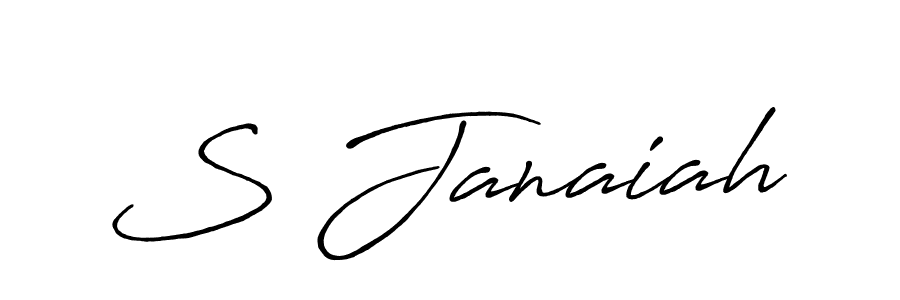 You can use this online signature creator to create a handwritten signature for the name S Janaiah. This is the best online autograph maker. S Janaiah signature style 7 images and pictures png