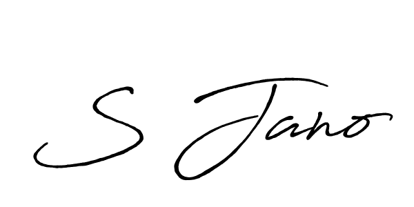 Antro_Vectra_Bolder is a professional signature style that is perfect for those who want to add a touch of class to their signature. It is also a great choice for those who want to make their signature more unique. Get S Jano name to fancy signature for free. S Jano signature style 7 images and pictures png