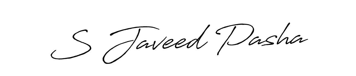 Similarly Antro_Vectra_Bolder is the best handwritten signature design. Signature creator online .You can use it as an online autograph creator for name S Javeed Pasha. S Javeed Pasha signature style 7 images and pictures png